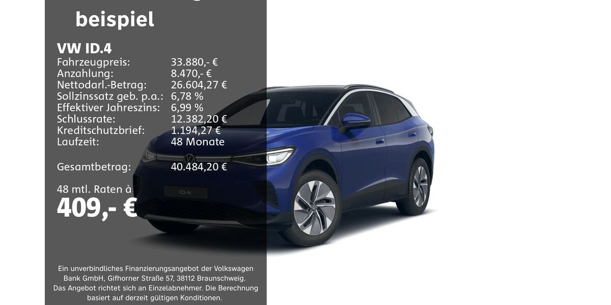 VW ID.4 4.952 km 33.880 &euro; Groß-Umstadt 64823