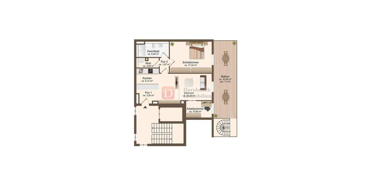 Etagenwohnung Frankfurt am Main / Gallusviertel Gallusviertel - 3 Zimmer, 74 m&sup2;, 1.390&euro; | Angebot:25698519