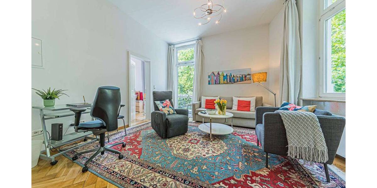 Etagenwohnung Frankfurt am Main Sachsenhausen - 2 Zimmer, 62 m&sup2;, 1.700&euro; | Angebot:26076041