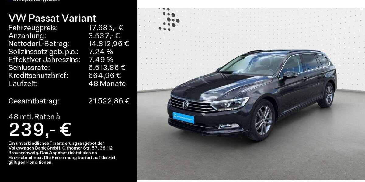 VW Passat Variant 110.000 km 17.685 &euro; Buedingen 63654