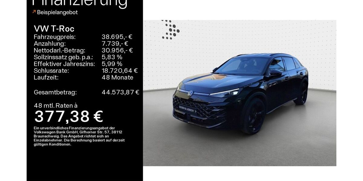 VW T-Roc 3.900 km 38.695 &euro; Linsengericht 63589