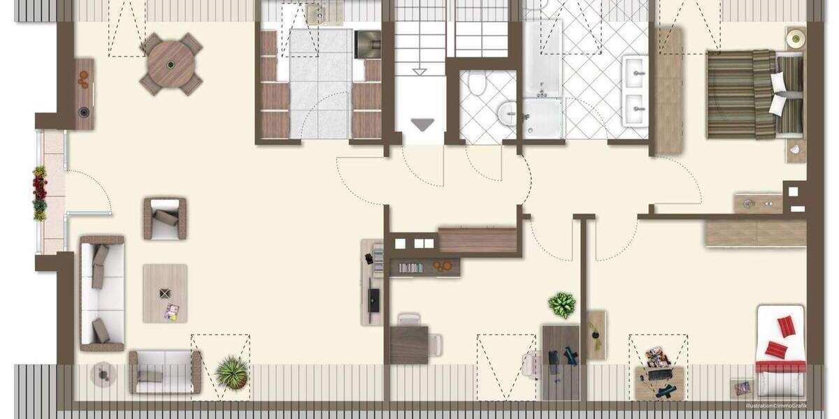 Etagenwohnung Kleinostheim - 4 Zimmer, 101 m&sup2;, 295.000&euro; | Angebot:25739084