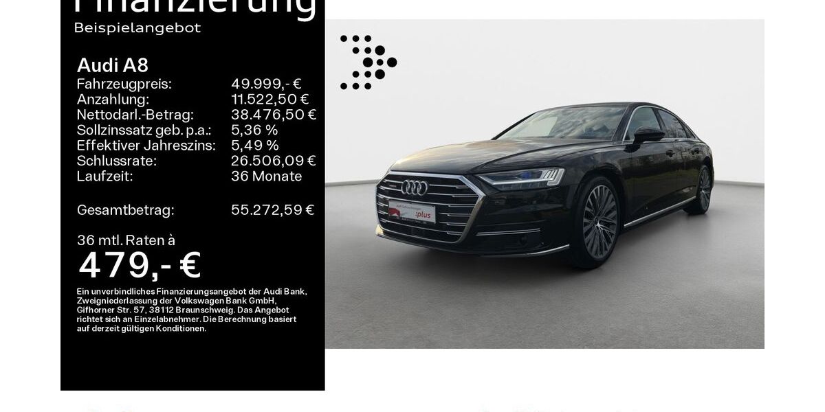 Audi A8 70.500 km 48.899 &euro; Hanau 63452
