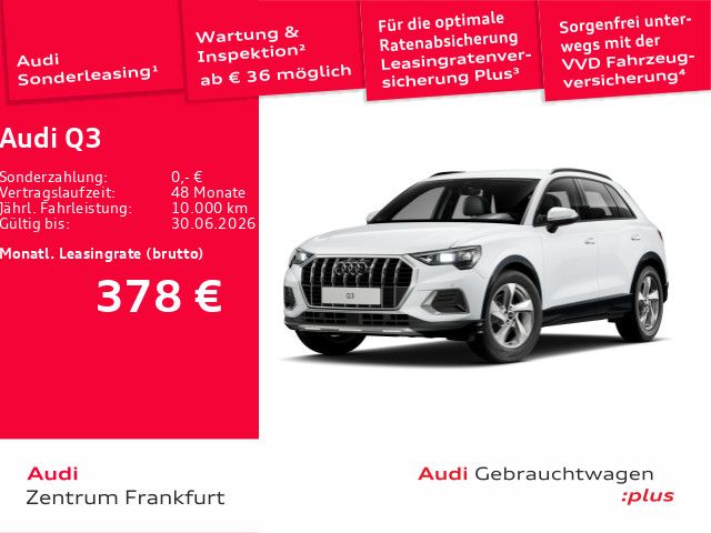 Audi Q3 27.815 km 36.850 &euro; Frankfurt am Main 60314