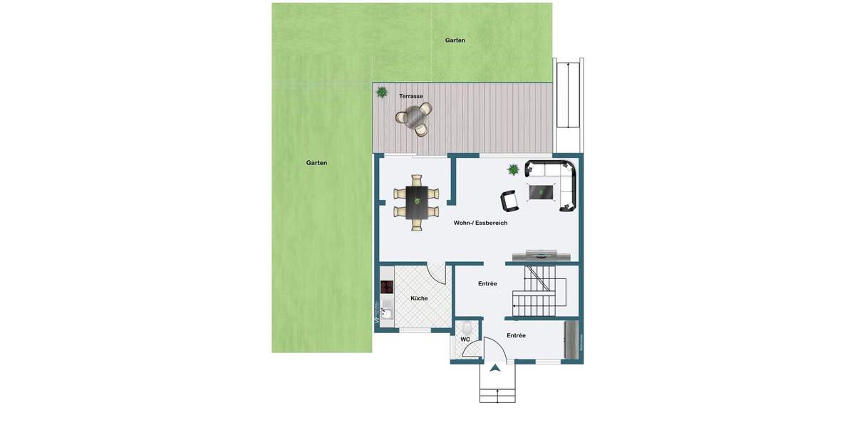 Reihenendhaus Frankfurt am Main Niederursel - 3 Zimmer, 104 m&sup2;, 690.000&euro; | Angebot:25663760