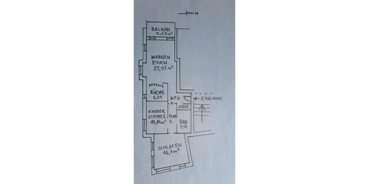 Etagenwohnung Bad Vilbel - 3 Zimmer, 79 m&sup2;, 439.000&euro; | Angebot:26888164