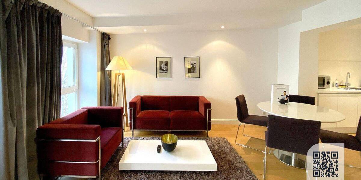 Etagenwohnung Frankfurt am Main Sachsenhausen - 2 Zimmer, 42 m&sup2;, 1.867&euro; | Angebot:25752798