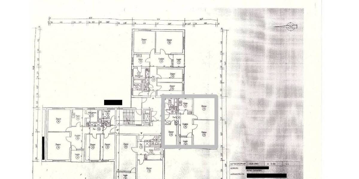 Etagenwohnung Eschborn - 3 Zimmer, 379.000&euro; | Angebot:25740163