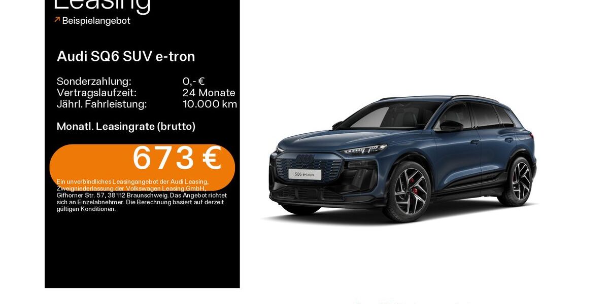 Audi SQ6 e-tron 16.800 km 74.899 &euro; Linsengericht 63589