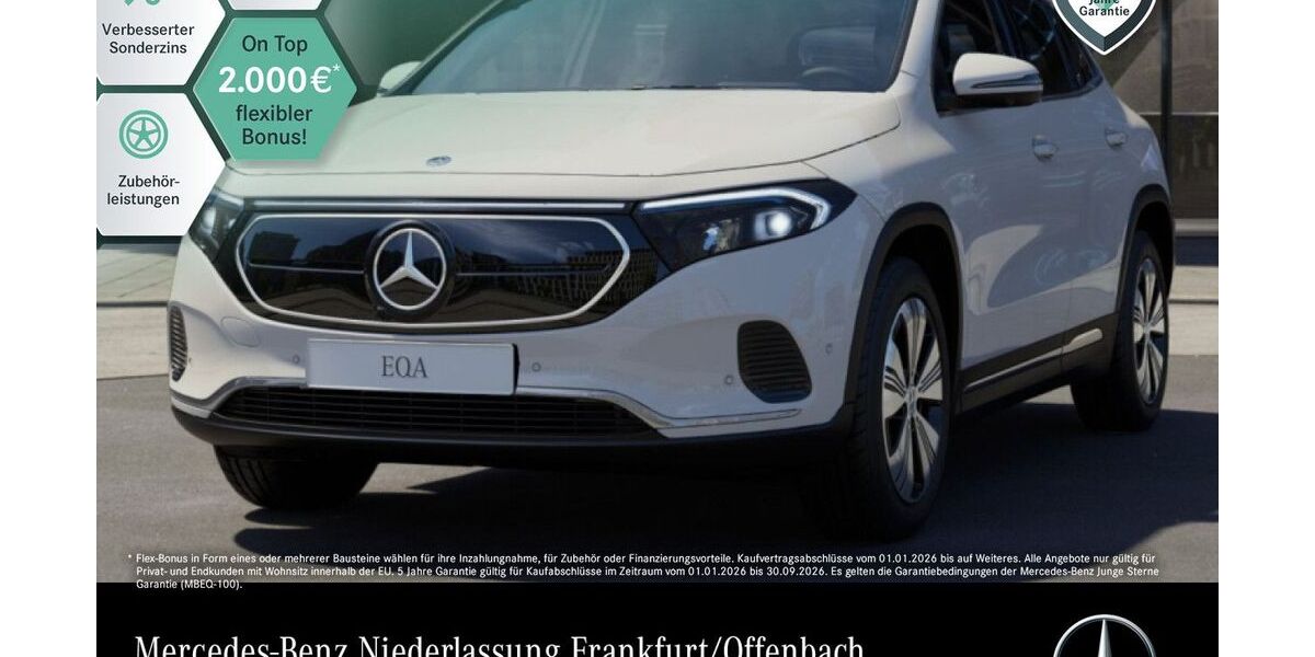 Mercedes-Benz EQA 19.964 km 32.990 &euro; Frankfurt 60599