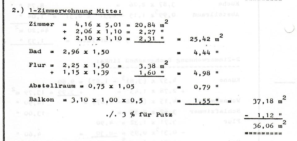 Etagenwohnung Frankfurt am Main Bonames - 1 Zimmer, 36 m&sup2;, 750&euro; | Angebot:25807160