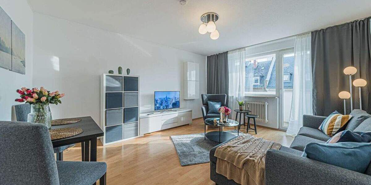 Etagenwohnung Frankfurt am Main Westend-Süd - 2 Zimmer, 66 m&sup2;, 2.595&euro; | Angebot:25661903