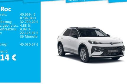 VW T-Roc 5.500 km 40.999 &euro; Neu-Isenburg 63263