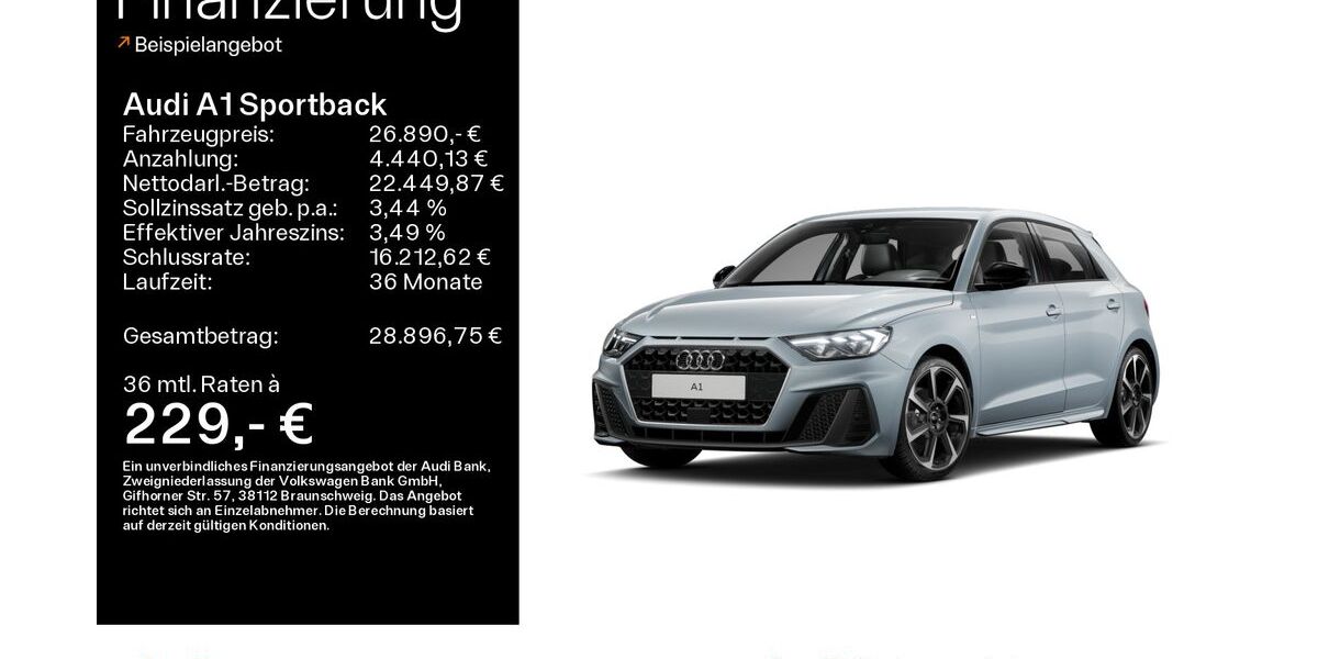 Audi A1 8.440 km 26.890 &euro; Oberursel 61440