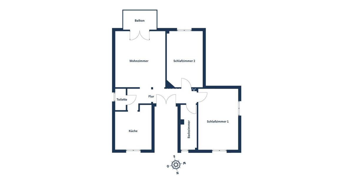 Etagenwohnung Frankfurt am Main Westend-Süd - 3 Zimmer, 86 m&sup2;, 699.000&euro; | Angebot:25684212