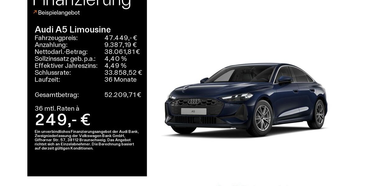 Audi A5 21.800 km 47.449 &euro; Linsengericht 63589