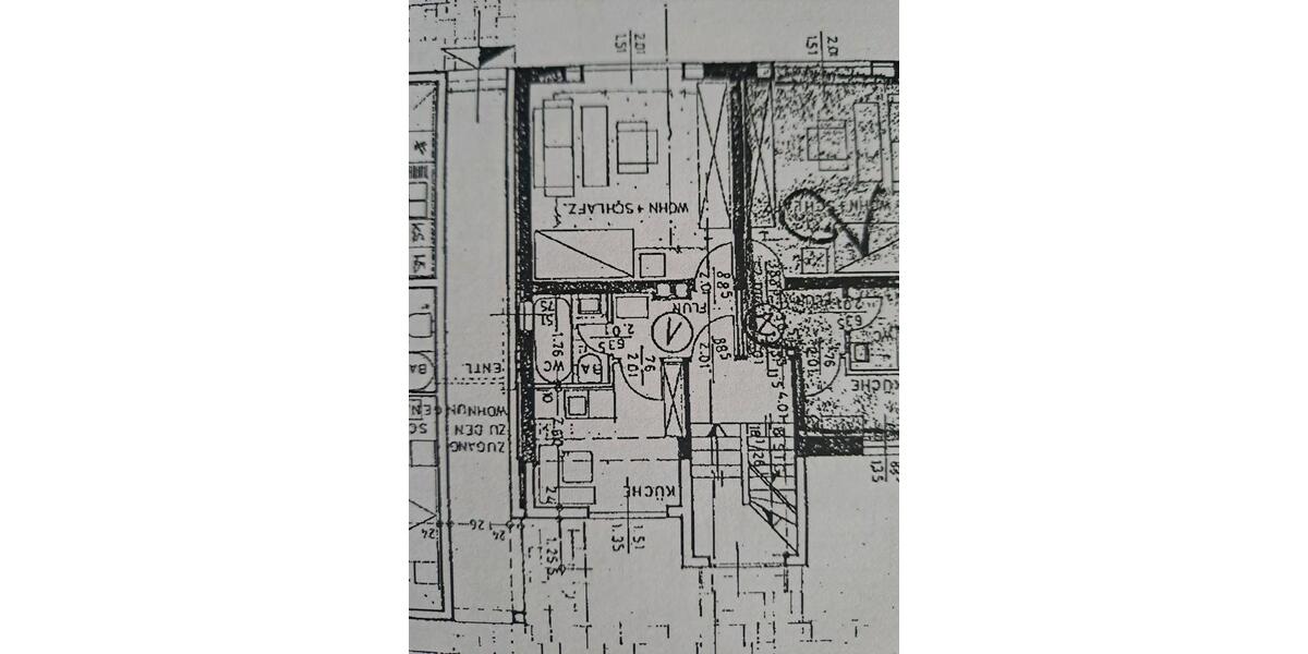 Erdgeschoßwohnung Hanau Lamboy - 1 Zimmer, 30 m&sup2;, 110.000&euro; | Angebot:24672980