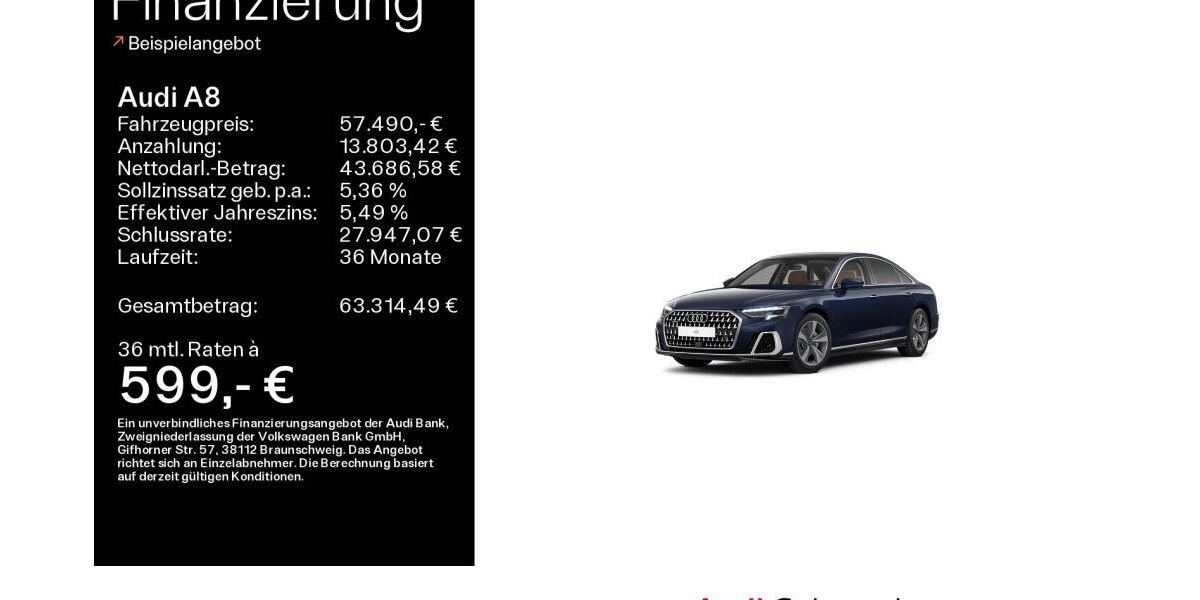 Audi A8 71.265 km 57.490 &euro; Bad Nauheim 61231
